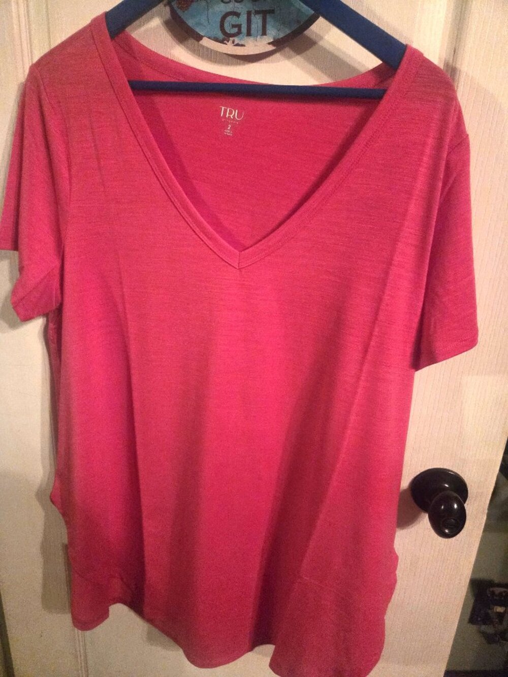 NWT Torrid Pink V-Neck Active Tru Tee Plus Size 2X